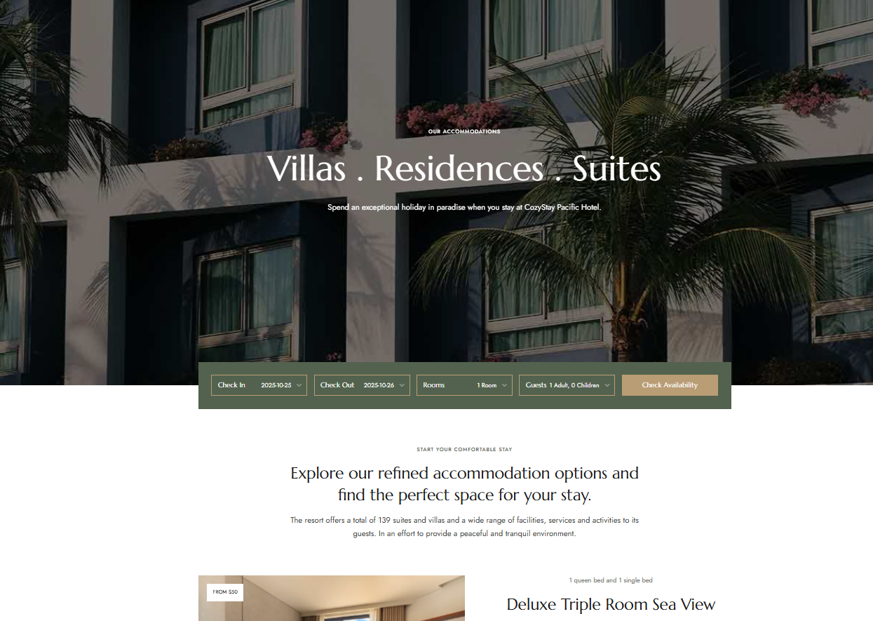 Hotel Booking Website