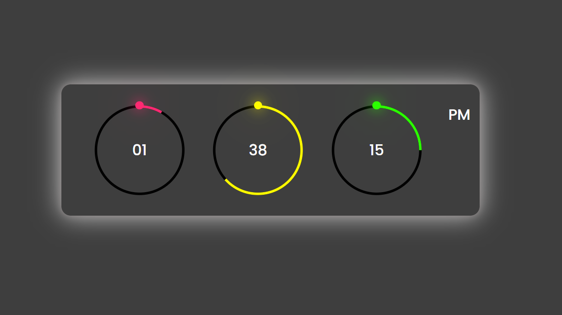 Digital Clock time 2D